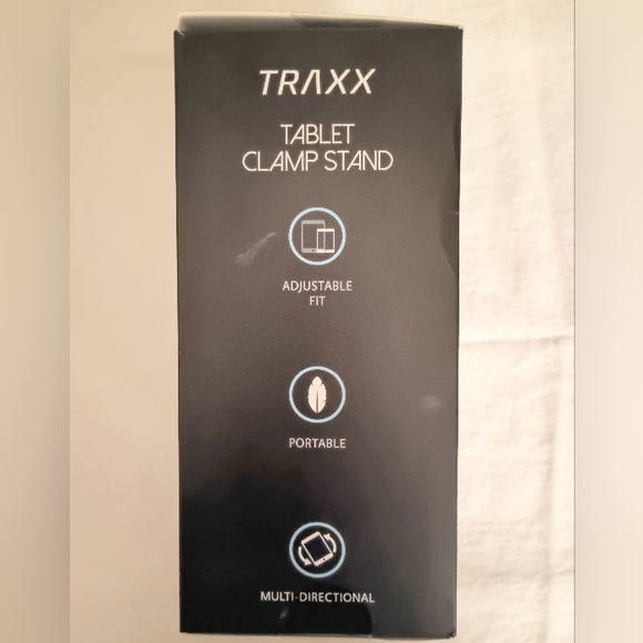 Traxx Adjustable/Flexible Tablet Clamp Stand for Hands Free Video - Picture 7 of 7
